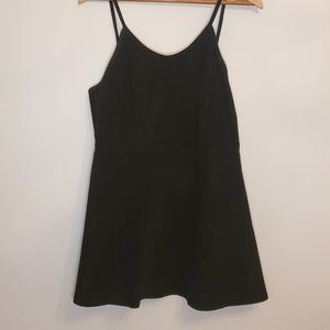 Black Suede Mini dress